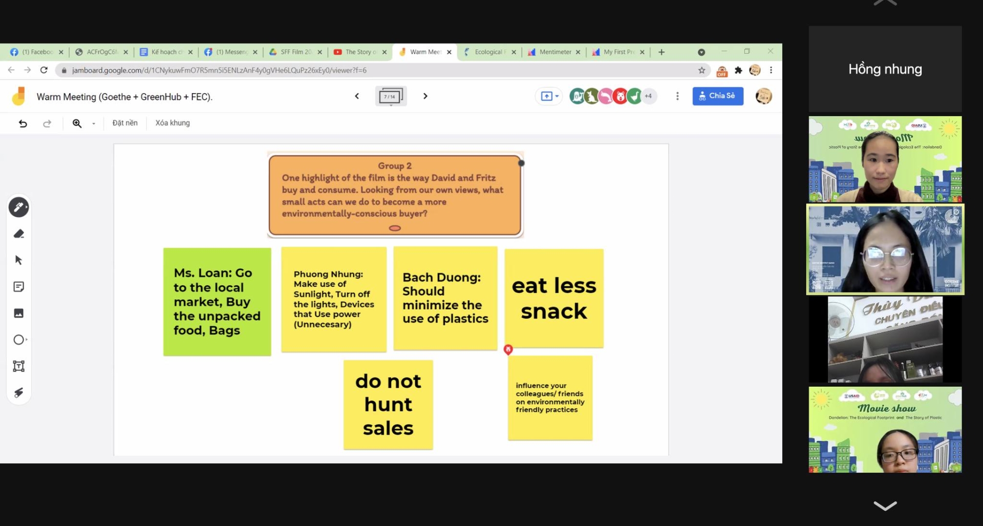 Buổi chiếu phim "Dandelion: the Ecological Footprint & the Story of Plastic"