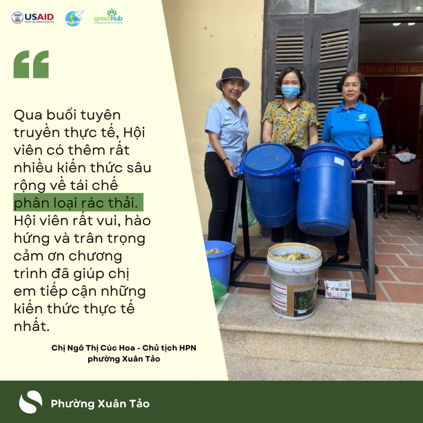 Chia sẻ của Hội phụ nữ Bắc Từ Liêm sau tập huấn