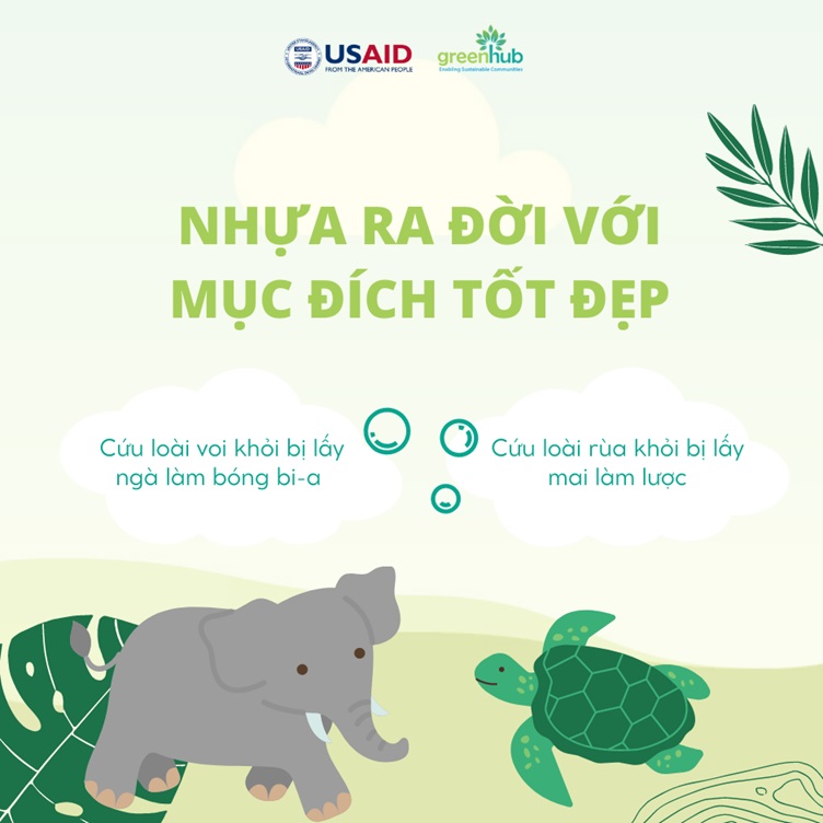 Nhựa ra đời với mục đích tốt đẹp