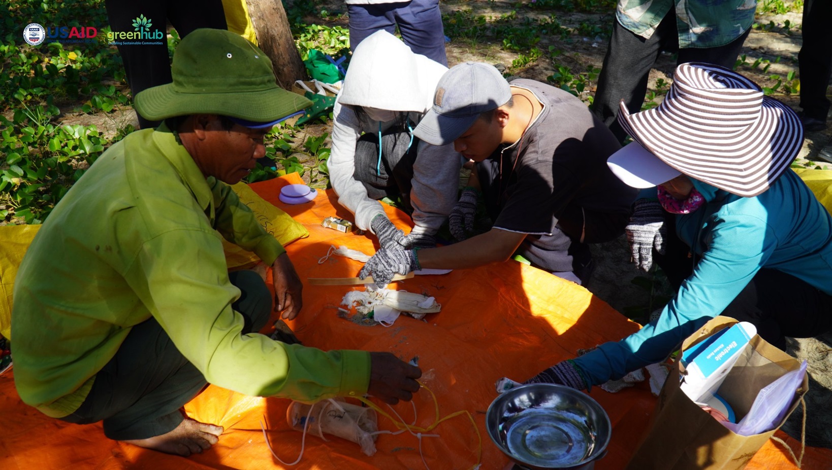 Hoạt động giám sát rác thải biển tại Thành phố Hội An năm 2022 (Đợt 1)