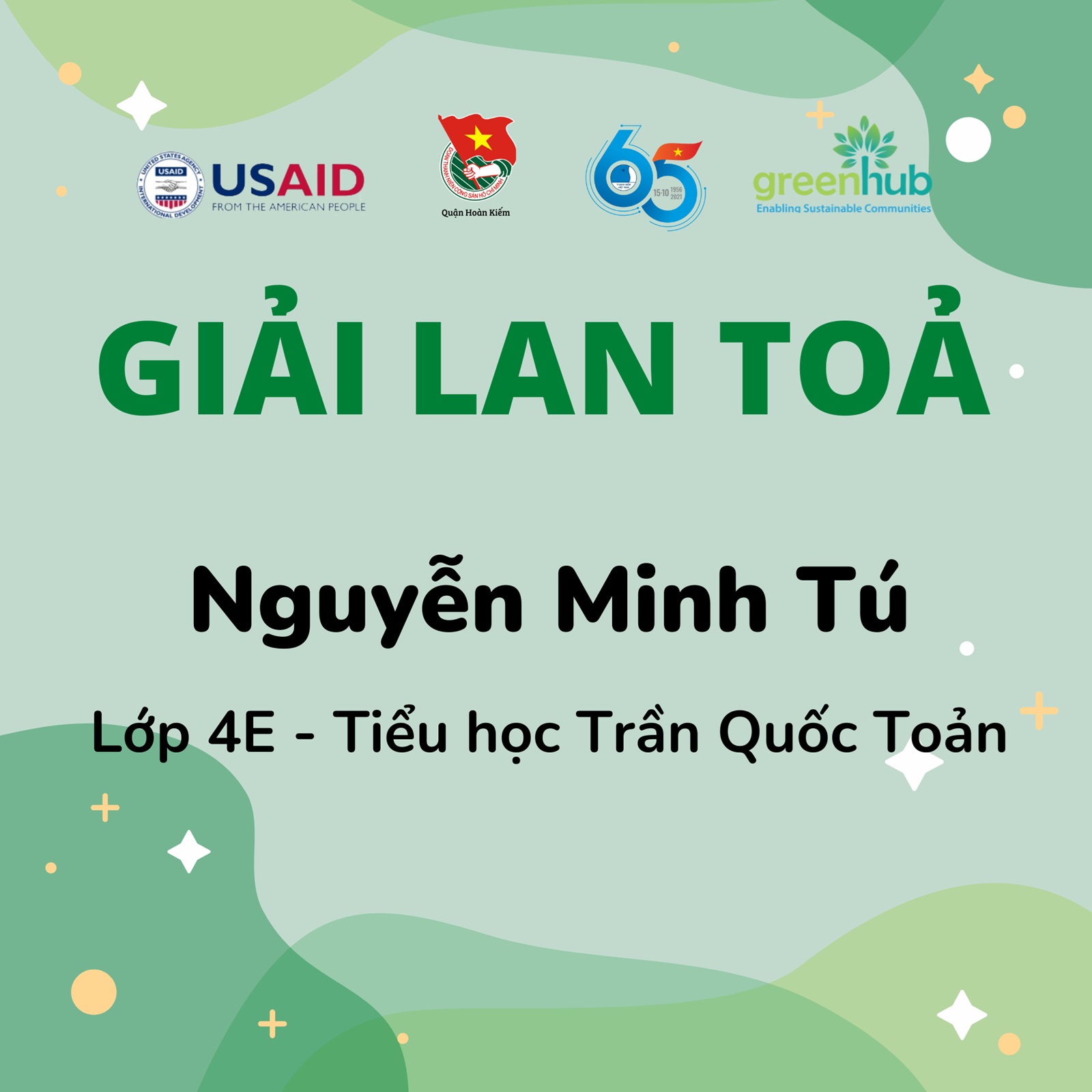 Kết quả cuộc thi Tiktok "Thanh thiếu nhi Hoàn Kiếm chung tay giảm thiểu rác thải nhựa vì một hành tinh xanh"