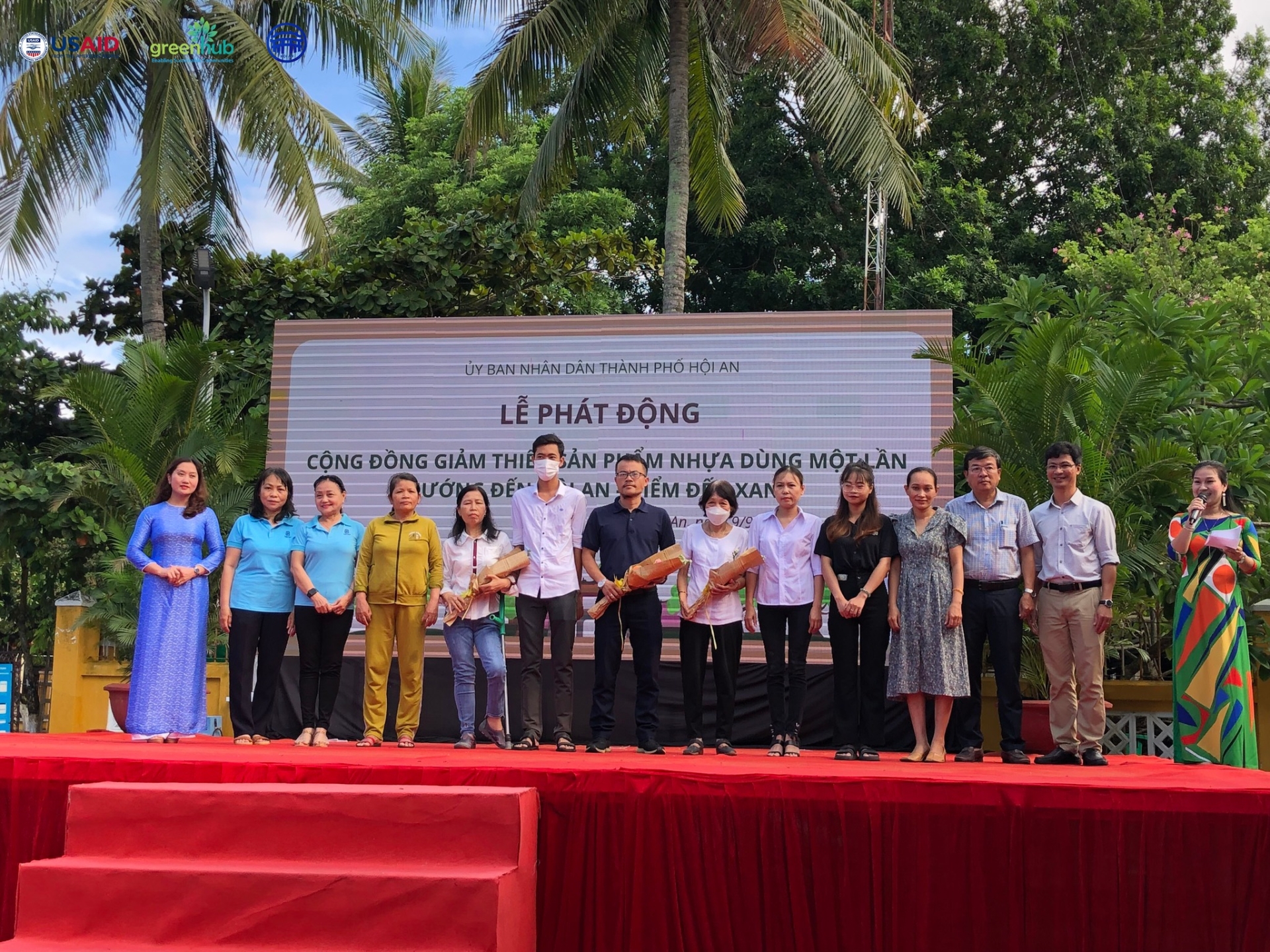Lễ phát động Cộng đồng giảm thiểu sản phẩm nhựa dùng một lần hướng đến Hội An - Điểm đến xanh