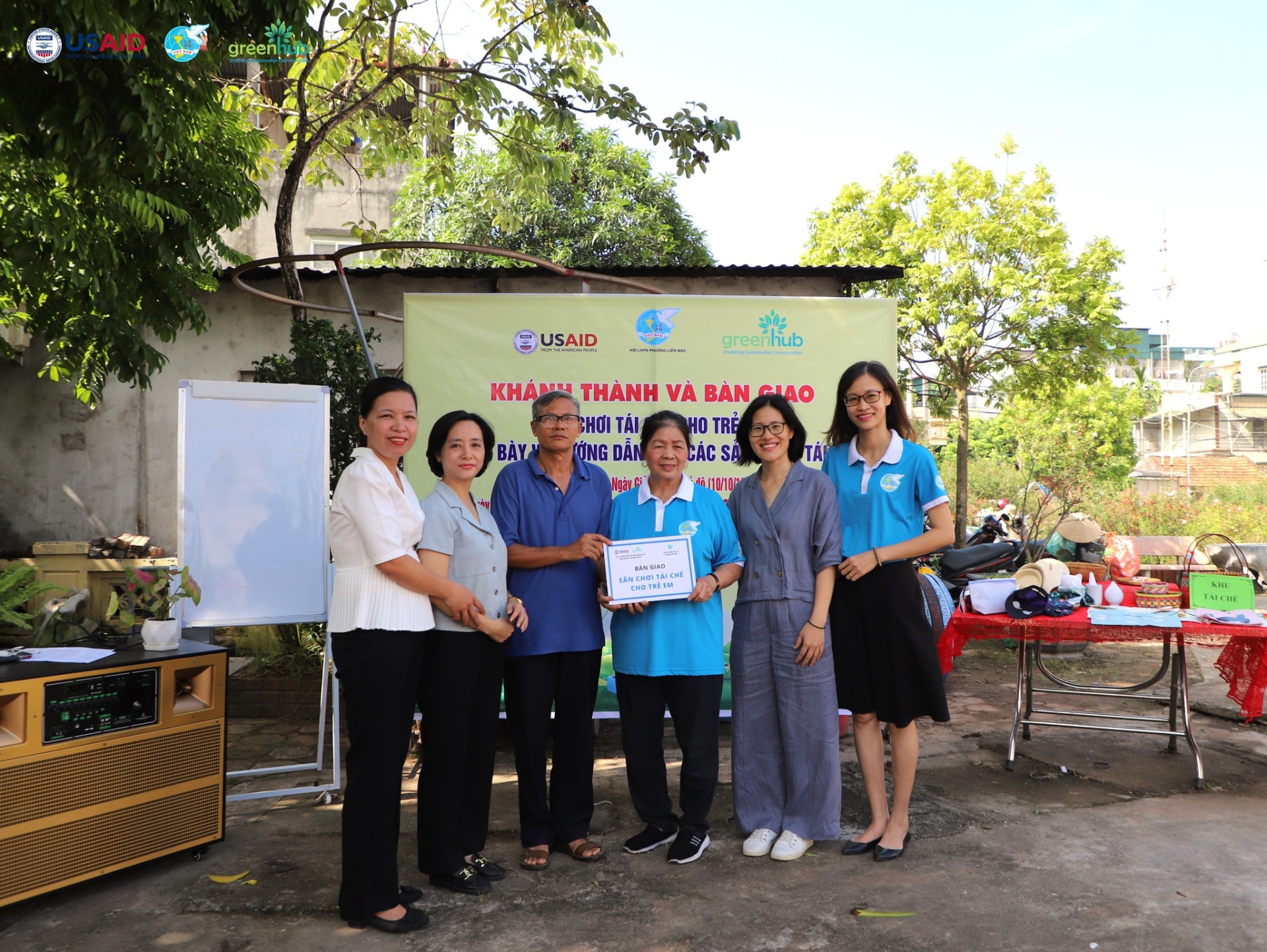 Sân chơi tái chế cho trẻ em tại quận Bắc Từ Liêm Hà Nội - khơi nguồn những ước mơ