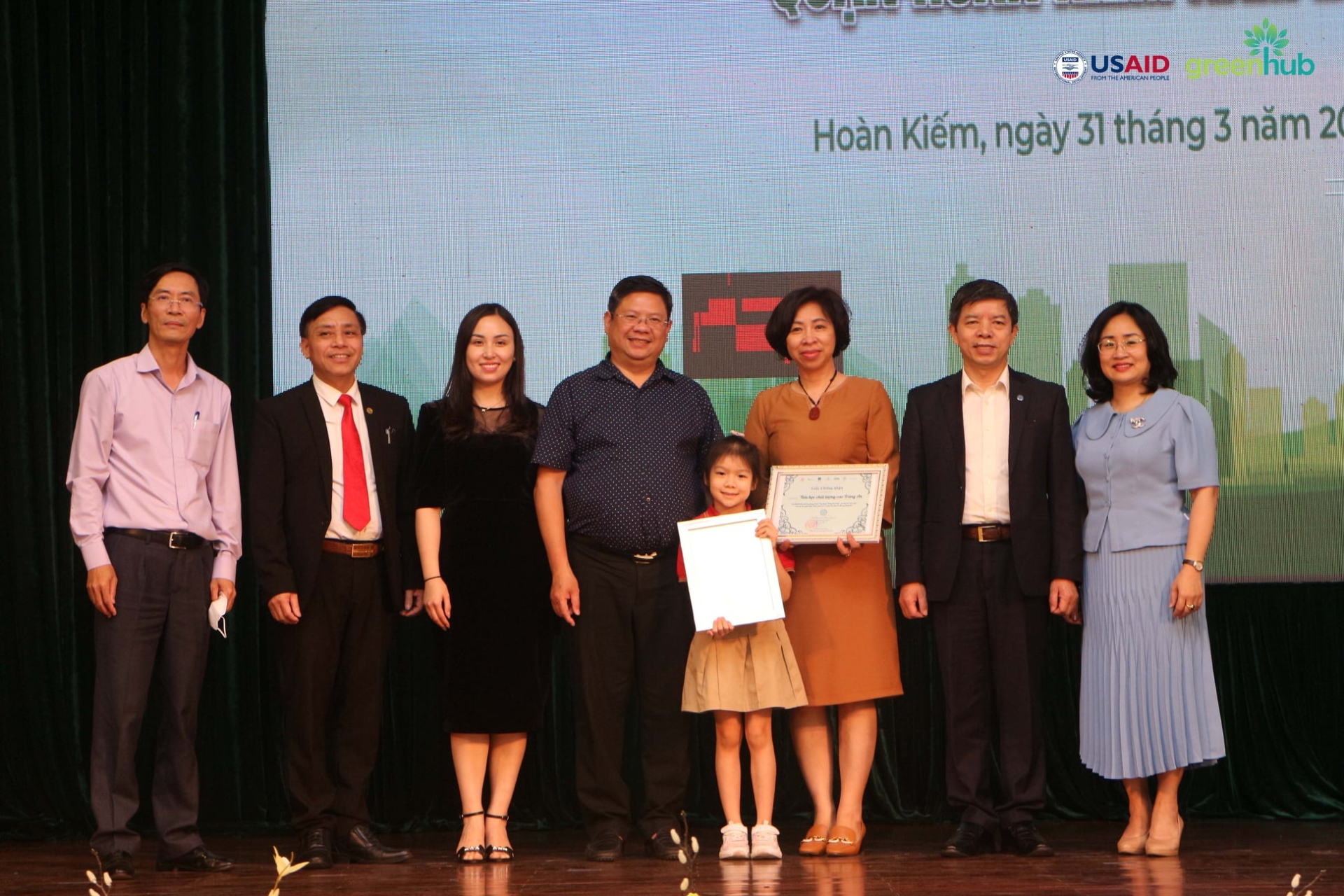 Tổng kết chương trình "Xây dựng trường học xanh - Vì một Hà Nội xanh" 2021