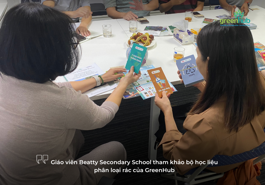 GREENHUB HỢP TÁC GIÁO DỤC MÔI TRƯỜNG CÙNG CÁC TRƯỜNG HỌC QUỐC TẾ