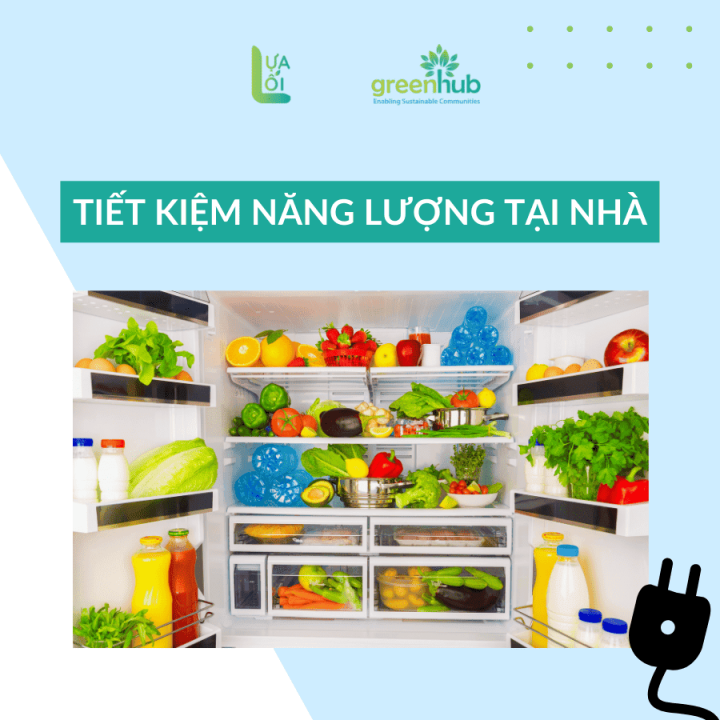 Sử dụng tiết kiệm năng lượng tại nhà.