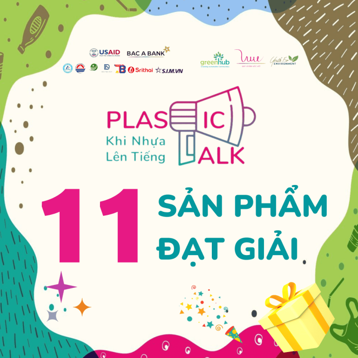 Công bố 11 Sản phẩm đạt giải của cuộc thi Plastic Talk
