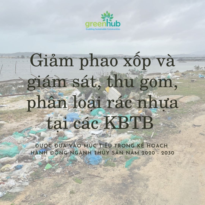 Reducing styrofoam and monitoring, collecting, and classifying plastic waste in marine protected areas are targeted in the Fisheries Action Plan 2020-2030