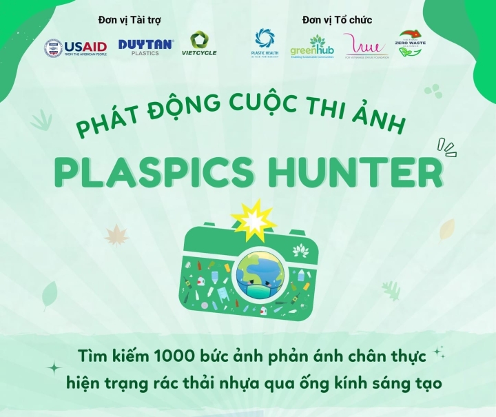 Phát động cuộc thi thu thập ảnh rác thải nhựa 