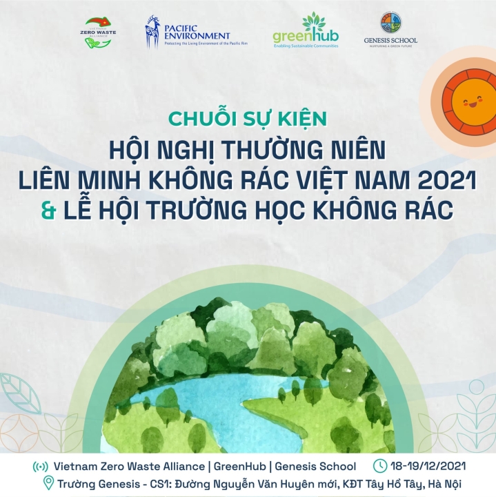 Hội nghị Thường niên Liên minh Không rác Việt Nam 2021 - Lễ hội Trường học Không rác