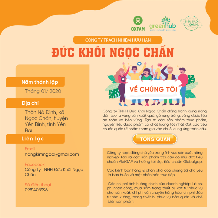ĐỨC KHÔI NGỌC CHẤN - SẢN XUẤT NÔNG NGHIỆP TỪ TÂM, KINH DOANH NÔNG SẢN BẰNG SỰ TỬ TẾ