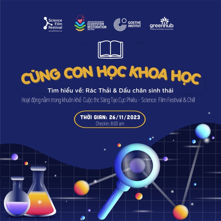 Cùng con học khoa học: Rác thải & Dấu chân sinh thái