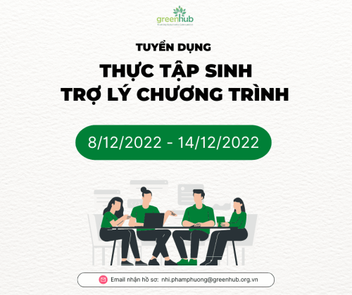 Tuyển dụng Thực tập sinh Trợ lý Chương trình