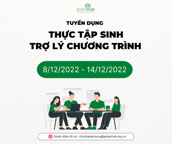 Tuyển dụng Thực tập sinh Trợ lý Chương trình