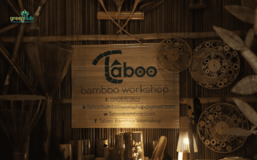 Xưởng tre xanh ở xã Cẩm Thanh