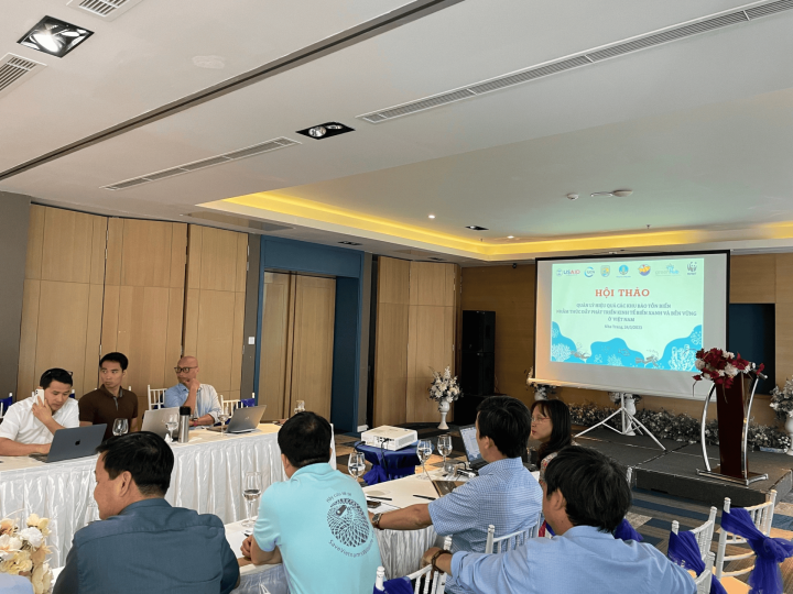 Tập huấn tích hợp: Quản lý hiệu quả các khu bảo tồn biển nhằm thúc đẩy phát triển kinh tế biển xanh và bền vững ở Việt Nam