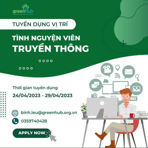 Tuyển dụng Tình nguyện viên Truyền thông