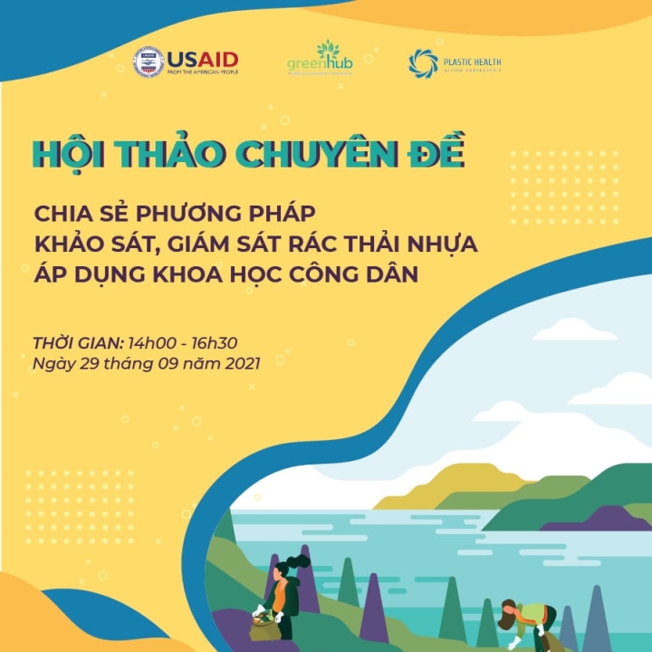 Hội thảo Giám sát Rác thải biển áp dụng khoa học Công dân