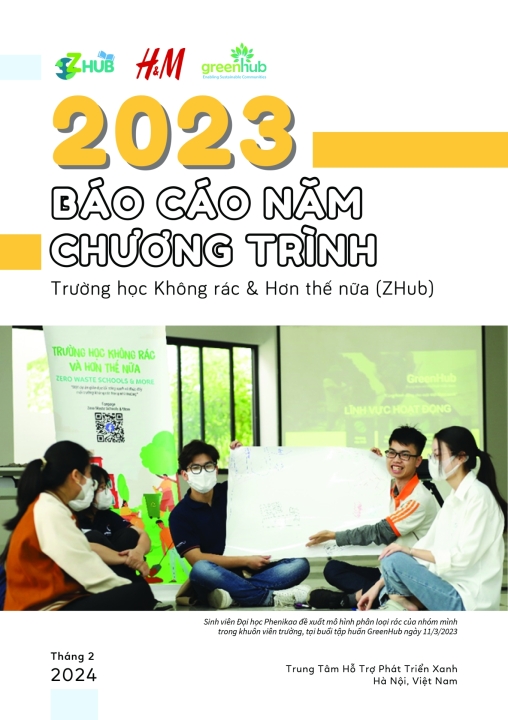 Report 2023 - Zero-Waste schools & more (Zhub)