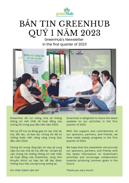 GreenHub Newsletter Q1 2023