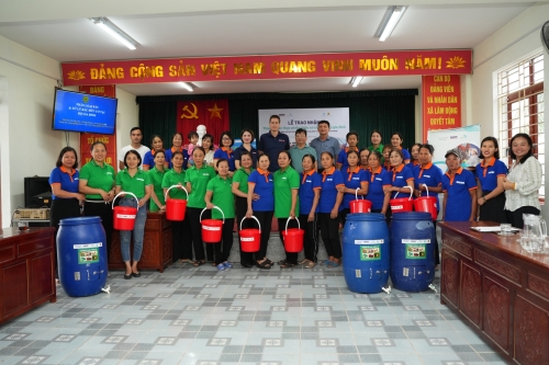 50 Thùng ủ/Hố ủ Rác Thực phẩm, hữu cơ đến tay người dân Lâm Động - Hiện thực hóa mô hình Làng Không rác